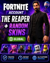 Fortnite Account (All Platform) The Reaper + Random Skins Fortnite Cuenta GLOBAL