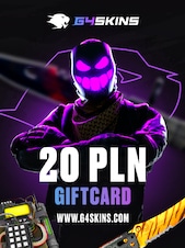 G4SKINS.com Gift Card 20 PLN Klucz GLOBALNY