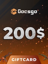 Gocsgo Gift Card 200 USD GoCsGo Key GLOBAL