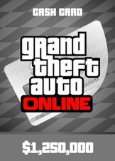 Grand Theft Auto Online: Great White Shark Cash Card - 1250000 $ PC Rockstar Clé GLOBAL