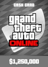 Grand Theft Auto Online: Great White Shark Cash Card Rockstar GLOBAL 1 - 1250000 $ PC Rockstar Clave GLOBAL