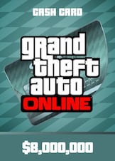 Grand Theft Auto Online: Megalodon Shark Cash Card - 8000000 $ PC Rockstar Clé GLOBAL