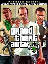 Grand Theft Auto V Enhanced & Great White Shark Card Bundle PC Rockstar Key GLOBAL