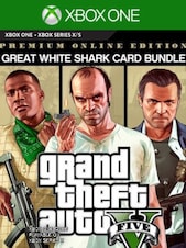 Grand Theft Auto V: Premium Online Edition & Great White Shark Card Bundle Xbox One Xbox Live Klucz ARGENTYNA