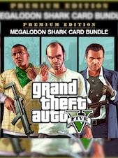 Grand Theft Auto V: Premium Online Edition & Megalodon Shark Card Bundle 16 000 000 USD Bundle PC Rockstar Key GLOBAL