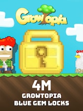 Growtopia Locks - 4 Blue Gem Locks MMOPIXEL Spieler Handel GLOBAL