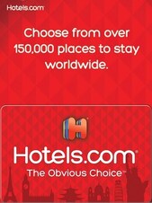 Hotels.com Gift Card 250 USD Hotels.com Klucz GLOBALNY