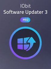 IObit Software Updater 3 PRO - PC 3 Dispositivos 1 año IObit Clave GLOBAL