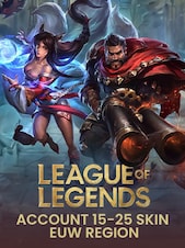 League of Legends Account EUW server 15-25 Skins PC League of Legends Account Compte GLOBAL