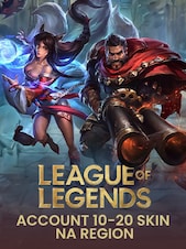 League of Legends Account NA server 10-20 Skins PC League of Legends Account Account GLOBAL