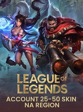 League of Legends Account NA server 25-50 Skins PC League of Legends Account Account GLOBAL