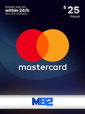 MasterCard Prepaid Gift Card 25 USD M82 Key GLOBAL