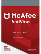 McAfee AntiVirus - Essential PC 3 ani McAfee Cheie GLOBAL