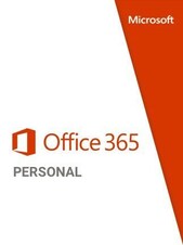 Microsoft Office 365 Personal (PC, Mac) (1 Device, 1 Year)  - Microsoft Account - GLOBAL Microsoft Account GLOBAL