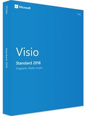 Microsoft Visio 2016 Standard (PC) - Microsoft Key - GLOBAL Microsoft Klíč GLOBÁLNÍ