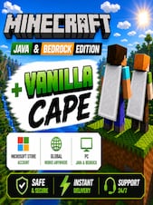 Minecraft: Java & Bedrock Edition + Vanilla Cape PC Microsoft Store Account GLOBAL