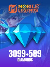 Mobile Legends: Bang Bang 3099 + 589 Diamonds In App GLOBAL
