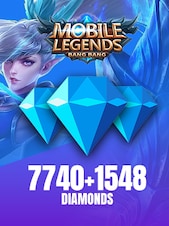 Mobile Legends: Bang Bang 7740 + 1548 Diamonds In App GLOBAL