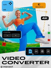 Movavi Video Converter 2026 - PC 1 eszköz Élettartam Movavi Kulcs GLOBÁLIS