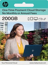 myHPcloud Cloud Storage Platform One-Time Payment Gift Card - 200 GB myHPcloud Key APAC
