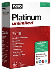 Nero Platinum - Unlimited PC 1 Appareil À vie Nero Clé GLOBAL