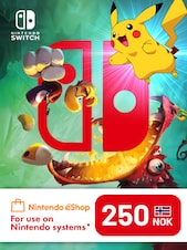 Nintendo eShop Card 250 NOK Nintendo eShop Chiave NORVEGIA
