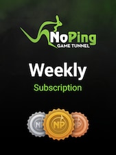 NoPing Game Tunnel - Abonnement hebdomadaire NoPing Clé GLOBAL