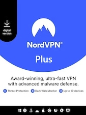 NordVPN Plus VPN Service PC, Android, Mac, iOS 10 Devices 2 Years NordVPN Key GLOBAL