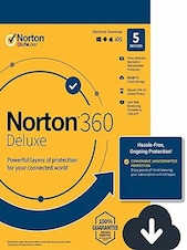 Norton 360 - Deluxe PC, Android, Mac, iOS 1 anno NortonLifeLock Chiave GLOBALE