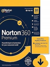 Norton 360 - Premium + 75 GB Cloud Storage PC, Android, Mac, iOS 2 jaar NortonLifeLock Sleutel EUROPE