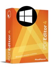 PdfEditor 4 - Professional PC 1 Apparaat Levenslang PixelPlanet Sleutel GLOBAL