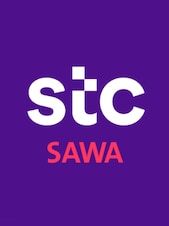 Sawa Recharge Card 100 SAR SAWA STC Key SAUDI ARABIA