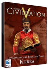 Sid Meier's Civilization V: Civilization and Scenario Pack: Korea MAC Steam Key GLOBAL