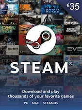 Steam Gift Card 35 EUR Steam Schlüssel EUROPA