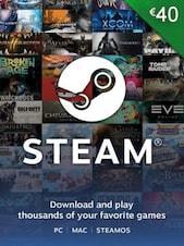 Steam Gift Card 40 EUR Steam Clave EUROPA