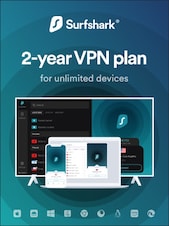 Surfshark VPN Starter Edition Onbeperkt aantal apparaten 2 jaar Surfshark Sleutel GLOBAL