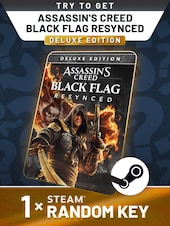 Try to Get Assassin's Creed Black Flag Resynced - Random Deluxe Edition 1 Key PC Steam Schlüssel GLOBAL