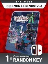 Try To Get Pokemon Legends: Z-A - Random 1 Key Nintendo Switch Nintendo eShop Key EUROPE