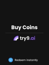 Try9 AI 2928 Coins - try9.ai Key - GLOBAL try9.ai Key GLOBAL
