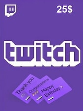 Twitch Gift Card 25 USD twitch Key UNITED STATES