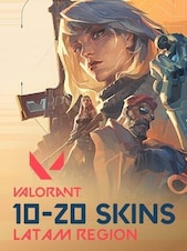 Valorant Account 10-20 Skins PC LATAM Region Valorant Account Account GLOBAL