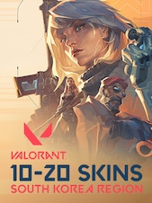 Valorant Account 10-20 Skins PC South Korea Server Valorant Account Konto GLOBAL