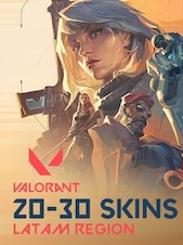 Valorant Account 20-30 Skins PC LATAM Region Valorant Account Account GLOBAL