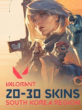 Valorant Account 20-30 Skins PC South Korea Server Valorant Account Compte GLOBAL