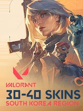 Valorant Account 30-40 Skins PC South Korea Server Valorant Account Cuenta GLOBAL