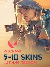 Valorant Account 5-10 Skins PC LATAM Region Valorant Account Konto GLOBALNY
