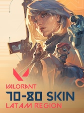 Valorant Account 70-80 Skins PC LATAM Region Valorant Account Account GLOBALE