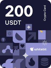 WhiteBIT Voucher 200 USDT WhiteBIT Key GLOBAL
