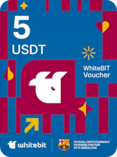 WhiteBIT Voucher | FC Barcelona Edition 5 USDT WhiteBIT Key GLOBAL