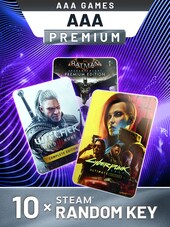 AAA Premium Random 10 Keys (PC) - Steam Key - GLOBAL Steam Key GLOBAL
